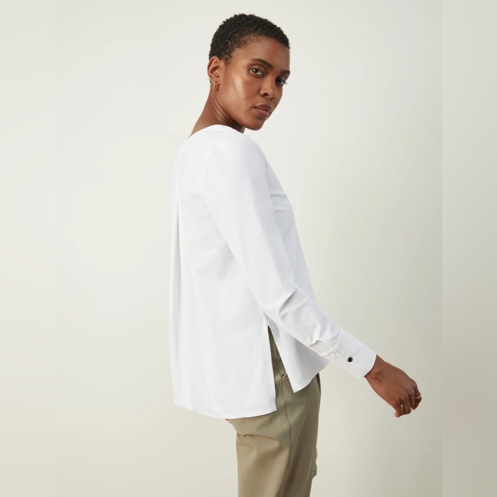 Aday Something Tailored Shirt Technical Silk In W… - image 5